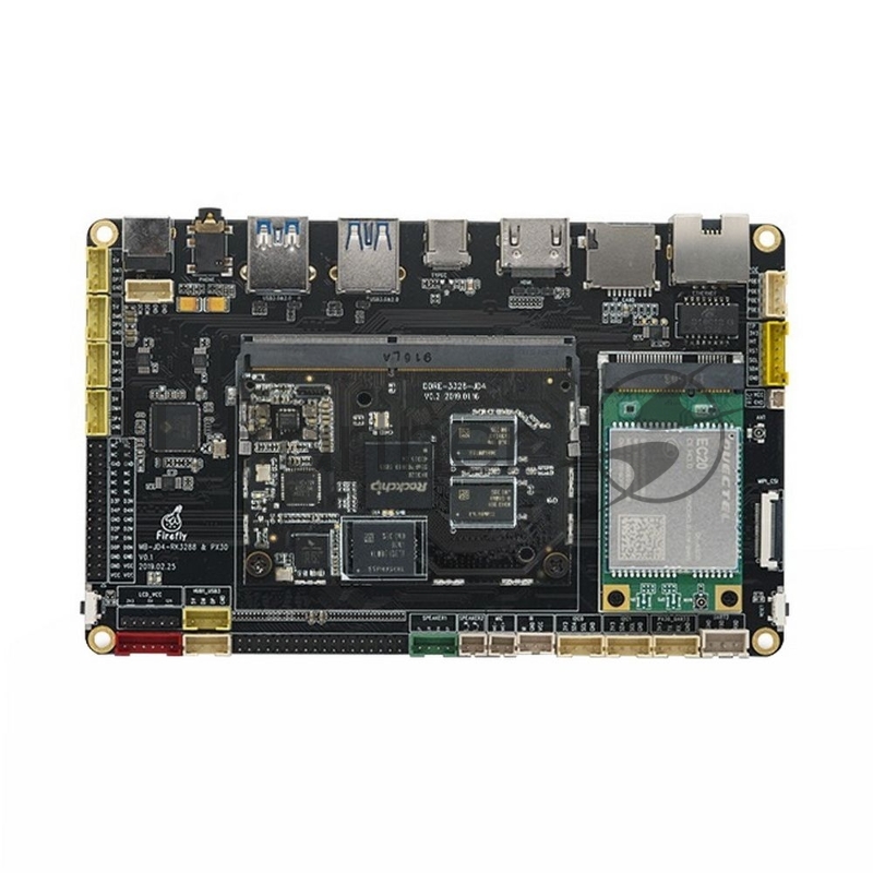 Одноплатный компьютер Firefly AIO-3328JD4 1G / 8G, Core-3328-JD4 soldered with his backplane