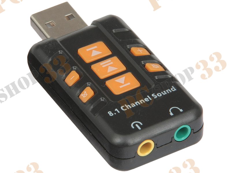 Аудиокарта ORIENT AU-01PL, внешн. (USB)