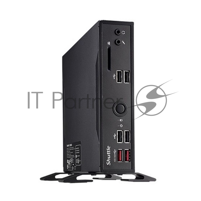 Платформа Shuttle DS20U DS10U Intel Celeron 5205U Fanless Support 1080P FHD /2xHDMI+DP/2xDDR4L 2400 Mhz SODIMM Max 32GB/ 2хGLan, 802.11 b/g/n WLAN /COM/SD card reader, 65W adapter, VESA RTL {4} (003900)