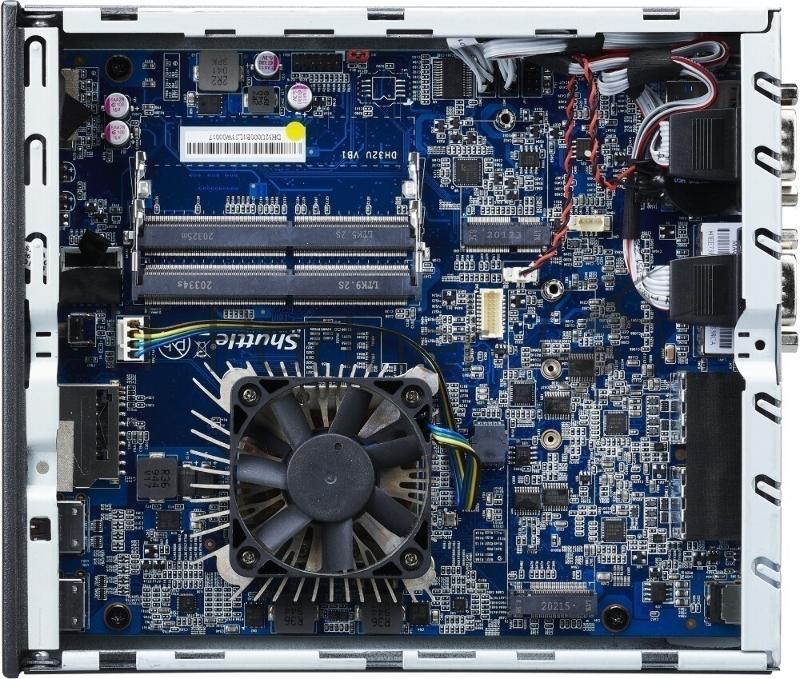 Платформа Shuttle DH32U SHU-DH32U-(MOTHERBOARD_V.2.X (Pentium 7505)-NPI,BLACK-90W3P,W/O HDD), W/O EDID/ ALC662/ALC888 ,Genesys (004440) {4}