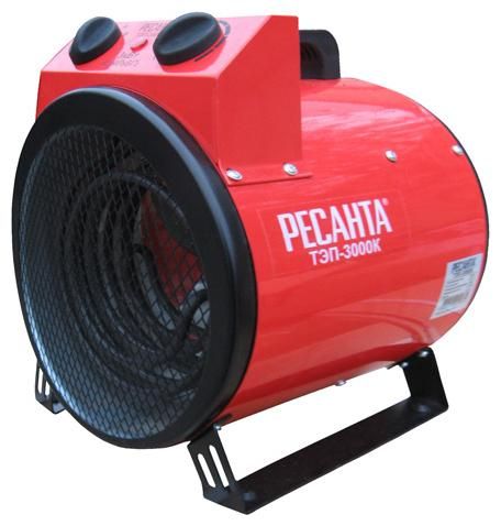 Тепловая пушка электрическая Ресанта ТЭП-3000К 3000Вт красный