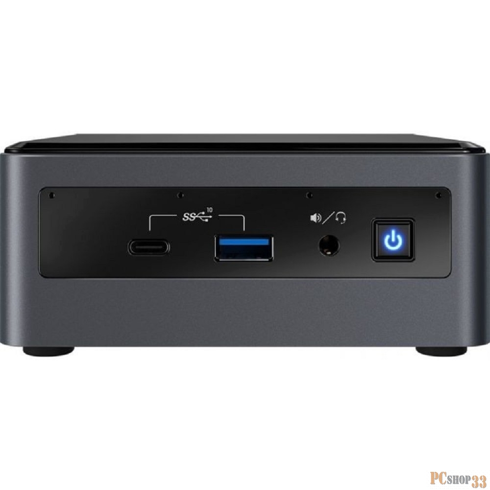 Платформа Intel NUC 10: Intel Core i5-10210U, VGA Intel UHD Graphics, 4xUSB3.1, 1x m.2 SSD, 1x2.5HDD,VESA, (БЕЗ ШНУРА) no codec