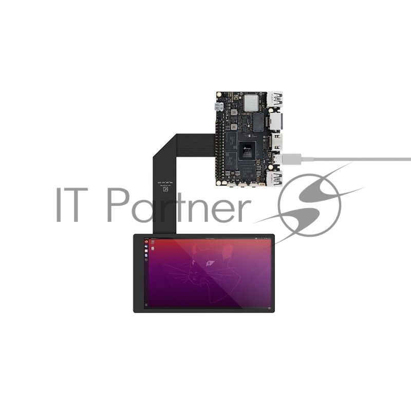 Одноплатный компьютер Khadas VIM4 Active cooling kit ARM Cortex-A73 4-Core + Cortex-A53 4-Core Amlogic A311D2 2.2GHz 8+32GB