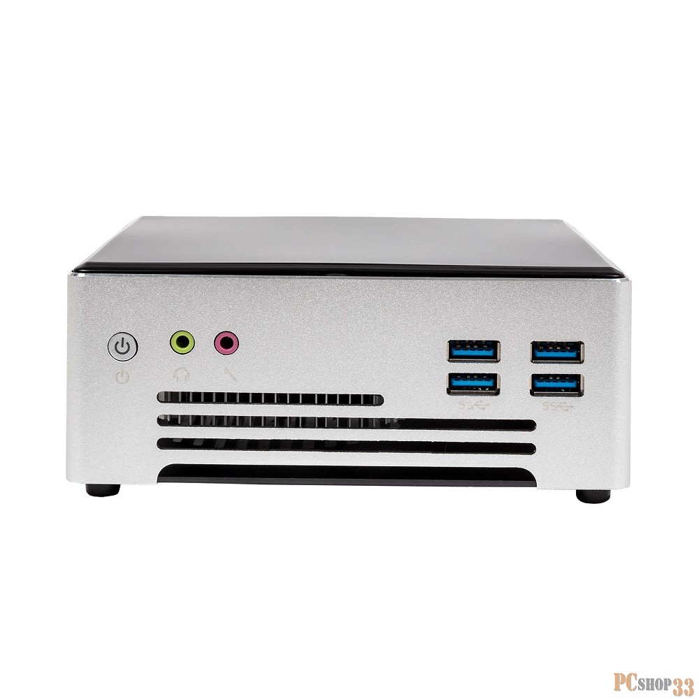 Неттоп HIPER NUG, Intel Core i3-1115G4, 2* DDR4 SODIMM, UHD-графика Intel (DP + HDMI), 6*USB3.0, 2*LAN, 2*M2 SSD, WiFi, VESA