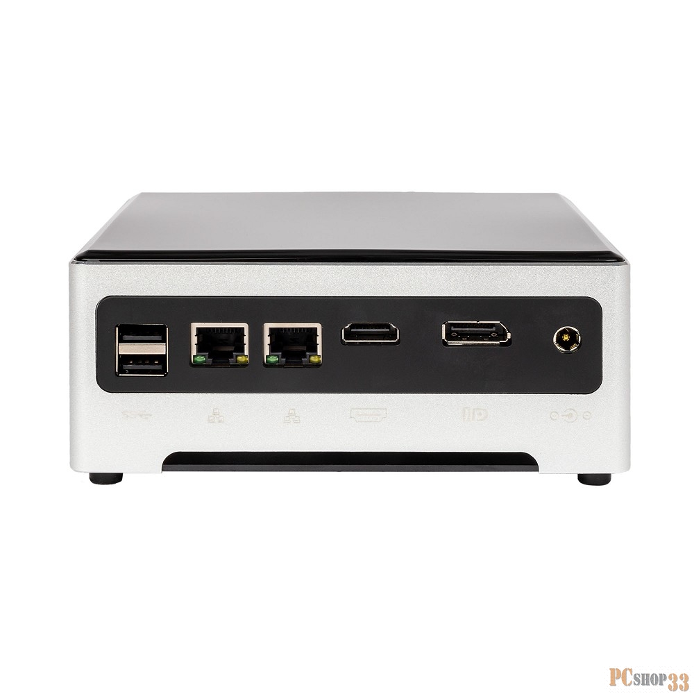 Неттоп HIPER NUG, Intel Core i3-1115G4, 2* DDR4 SODIMM, UHD-графика Intel (DP + HDMI), 6*USB3.0, 2*LAN, 2*M2 SSD, WiFi, VESA
