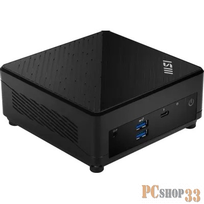 Неттоп MSI Cubi 5 12M-016XRU i5 1235U (1.3) 8Gb SSD512Gb Iris Xe noOS GbitEth WiFi BT 65W черный (9S6-B0A811-016)