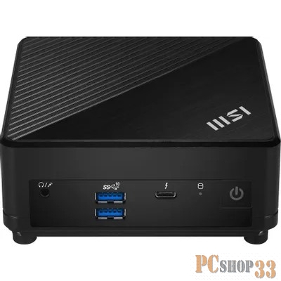 Неттоп MSI Cubi 5 12M-016XRU i5 1235U (1.3) 8Gb SSD512Gb Iris Xe noOS GbitEth WiFi BT 65W черный (9S6-B0A811-016)