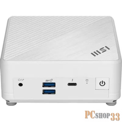 Неттоп MSI Cubi 5 12M-096RU i5 1235U (1.3) 16Gb SSD512Gb Iris Xe Windows 11 Professional GbitEth WiFi BT 65W белый (9S6-B0A812-096)