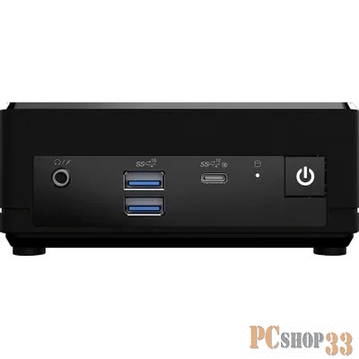 Неттоп MSI Cubi N ADL-016BRU slim N200 (1) UHDG noOS GbitEth WiFi BT 65W черный (936-B0A911-016)