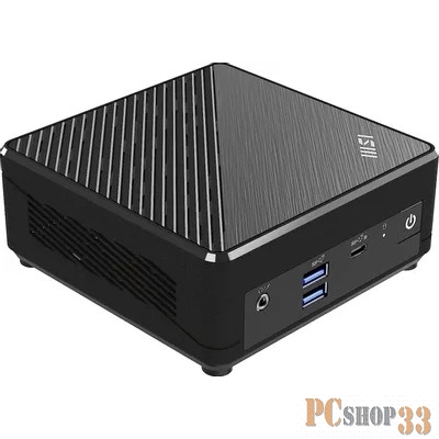 Неттоп MSI Cubi N ADL-018RU slim N200 (1) 4Gb SSD128Gb UHDG Windows 11 Professional GbitEth WiFi BT 65W черный (9S6-B0A911-058)