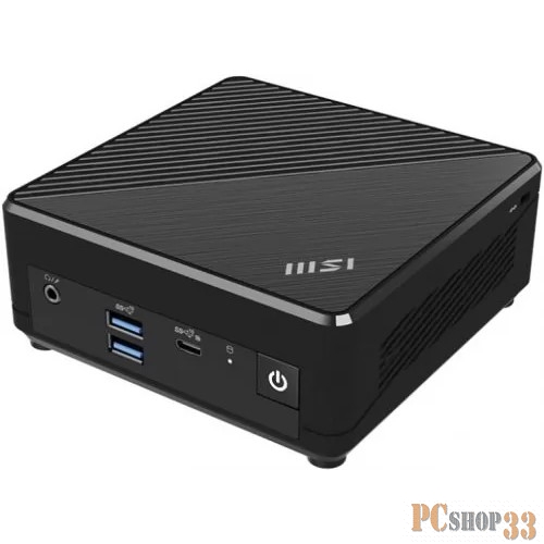 Неттоп MSI Cubi N ADL-030XRU slim N200 (1) 8Gb SSD256Gb UHDG noOS GbitEth WiFi BT 65W черный (9S6-B0A911-056)