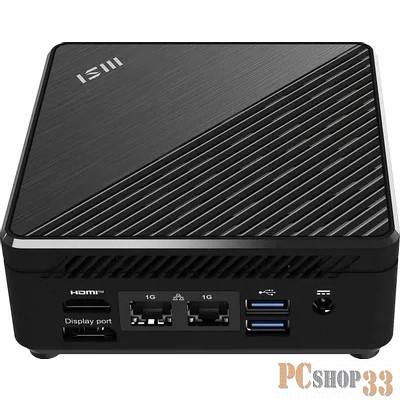 Неттоп MSI Cubi N ADL-037XRU slim N100 (0.8) 8Gb SSD256Gb UHDG noOS GbitEth WiFi BT 65W черный (9S6-B0A911-057)