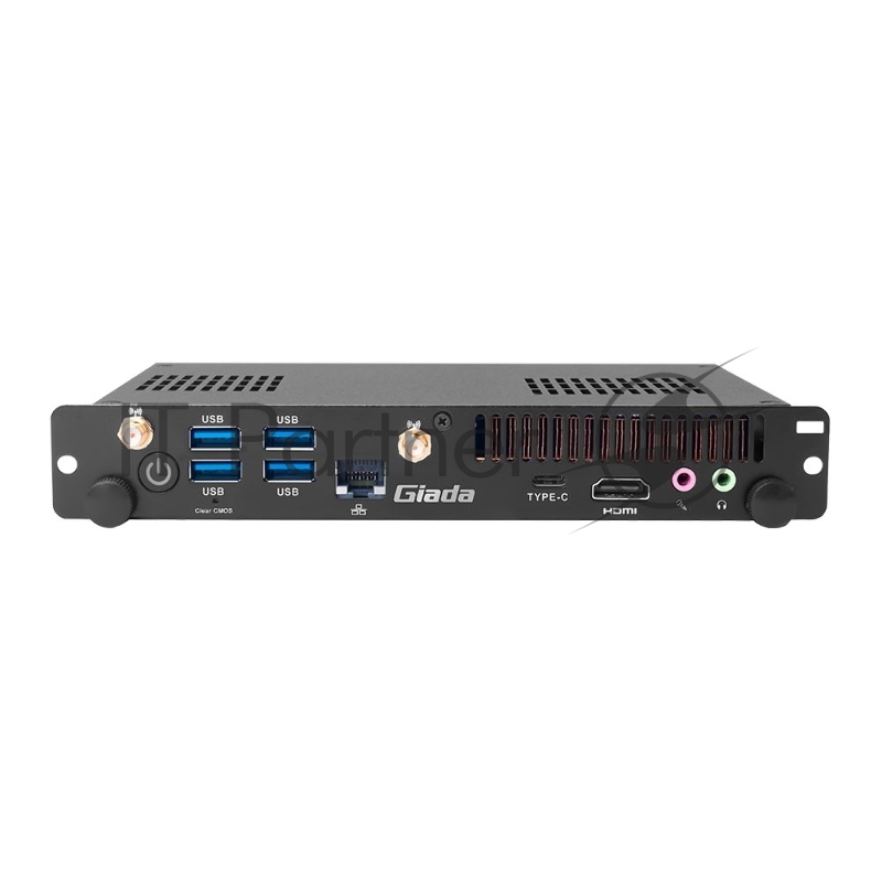 Платформа системного блока Giada PC610-H470 Intel® LGA1200 Socket 10th Gen. Processors (TDP<=35W) Intel® H470, Intel® UHD graphics, 1*HDMi 4K, 2*SO-DIMM DDR4 2666MHz,1 * M.2 2242/2280 for NVME SSD, 1*Gigabit,1*M.2 2230,1*USB Type-C, 2*USB3.2 Gen2, 2