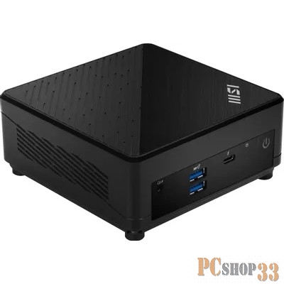 Неттоп MSI Cubi 5 12M-012XRU i7 1255U (1.7) 16Gb SSD512Gb Iris Xe noOS 2xGbitEth WiFi BT 65W черный (9S6-B0A811-264)