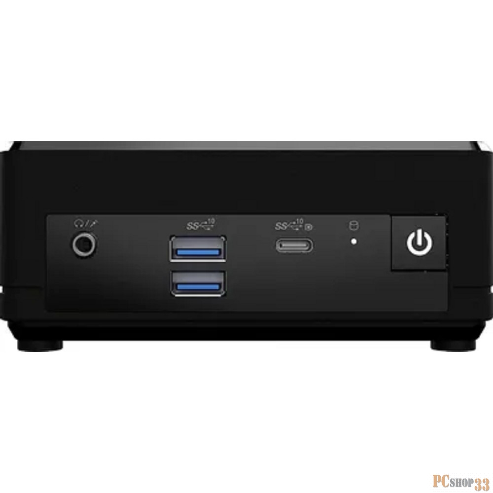 Неттоп MSI Cubi N ADL-030XRU slim N200 (1) 8Gb SSD256Gb UHDG noOS GbitEth WiFi BT 65W черный (9S6-B0A911-068)