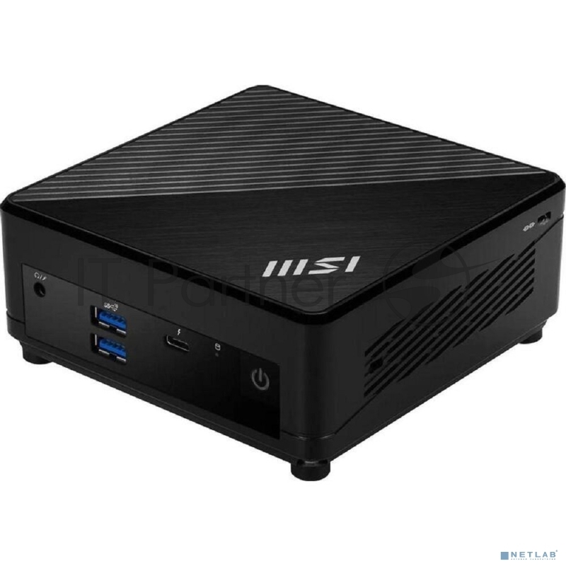 Неттоп MSI Cubi 5 12M Core i3-1215U (1.2GHz), 8Gb DDR4 SO-DIMM, 256GB SSD M.2, Intel UHD Graphics, noDVD, WiFi, BT, 65W, VESA Mount kit, no keyboard&mouse, NoOS, 1y war-ty