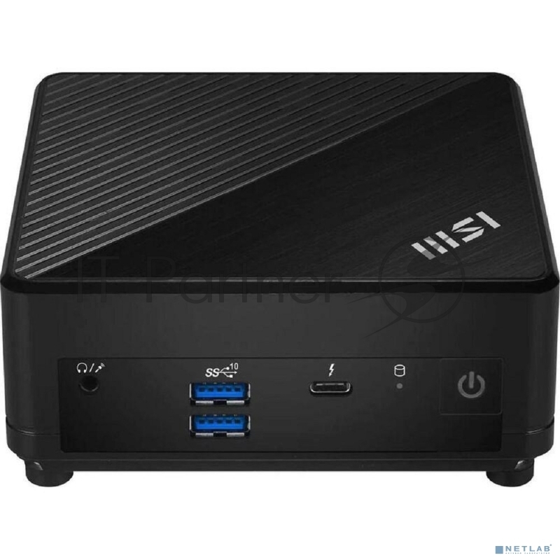 Неттоп MSI Cubi 5 12M Core i3-1215U (1.2GHz), 8Gb DDR4 SO-DIMM, 256GB SSD M.2, Intel UHD Graphics, noDVD, WiFi, BT, 65W, VESA Mount kit, no keyboard&mouse, NoOS, 1y war-ty