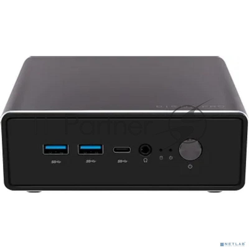 Неттоп Digma Pro Minimax U1 i3 1220P (1.5) 16Gb SSD512Gb UHDG Windows 11 Professional GbitEth WiFi BT 60W темно-серый/черный (DPP3-ADXW01)