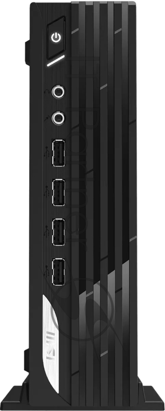 Неттоп MSI Pro DP21 13M Mini Core i3-13100 (3.4GHz), 8Gb DDR4 SO-DIMM, 256GB SSD M.2, Intel UHD Graphics 730, noDVD, WiFi, BT, 120W, VESA, COM Port, Wired keyboard&mouse, noOS, 1y war-ty