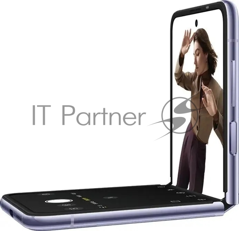 Смартфон Tecno AD11 PHANTOM V Flip 5G 256+8 Mystic Dawn, Disp1 6,9, 20:9, 2640x1080 Mpix, Disp2 1,32, 466x466 Mpix, 3.0GHz, 8 Core, 8GB RAM, 256GB, 64Мп+13Мп/32Мп, 1Sim, LTE, 4G, 5G, BT v5.3, WiFi, NFC, GPS/Glonass/Beidou/Glonass/IRN Type-C, 1210m