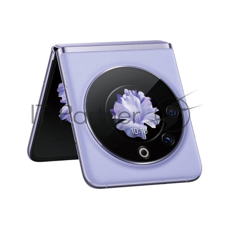 Смартфон Tecno AD11 PHANTOM V Flip 5G 256+8 Mystic Dawn, Disp1 6,9, 20:9, 2640x1080 Mpix, Disp2 1,32, 466x466 Mpix, 3.0GHz, 8 Core, 8GB RAM, 256GB, 64Мп+13Мп/32Мп, 1Sim, LTE, 4G, 5G, BT v5.3, WiFi, NFC, GPS/Glonass/Beidou/Glonass/IRN Type-C, 1210m