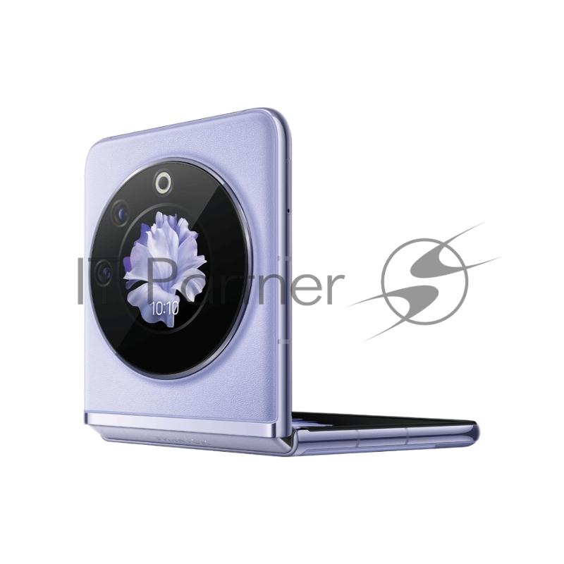 Смартфон Tecno AD11 PHANTOM V Flip 5G 256+8 Mystic Dawn, Disp1 6,9, 20:9, 2640x1080 Mpix, Disp2 1,32, 466x466 Mpix, 3.0GHz, 8 Core, 8GB RAM, 256GB, 64Мп+13Мп/32Мп, 1Sim, LTE, 4G, 5G, BT v5.3, WiFi, NFC, GPS/Glonass/Beidou/Glonass/IRN Type-C, 1210m