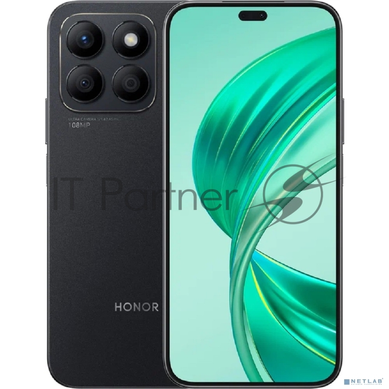 Мобильный телефон HONOR 5109AYBK X8B 8/128GB BLACK
