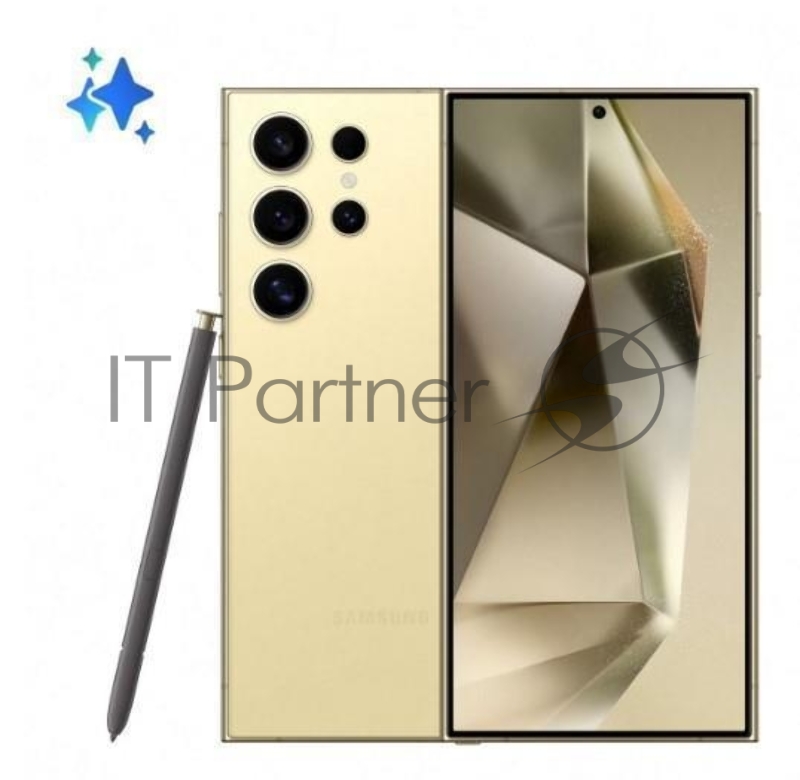 Смартфон Samsung SM-S928B Galaxy S24 Ultra 5G 512Gb 12Gb желтый титан моноблок 3G 4G 2Sim 6.8 1440x3120 Android 14 200Mpix 802.11 a/b/g/n/ac/ax/be NFC GPS GSM900/1800 GSM1900 TouchSc Protect