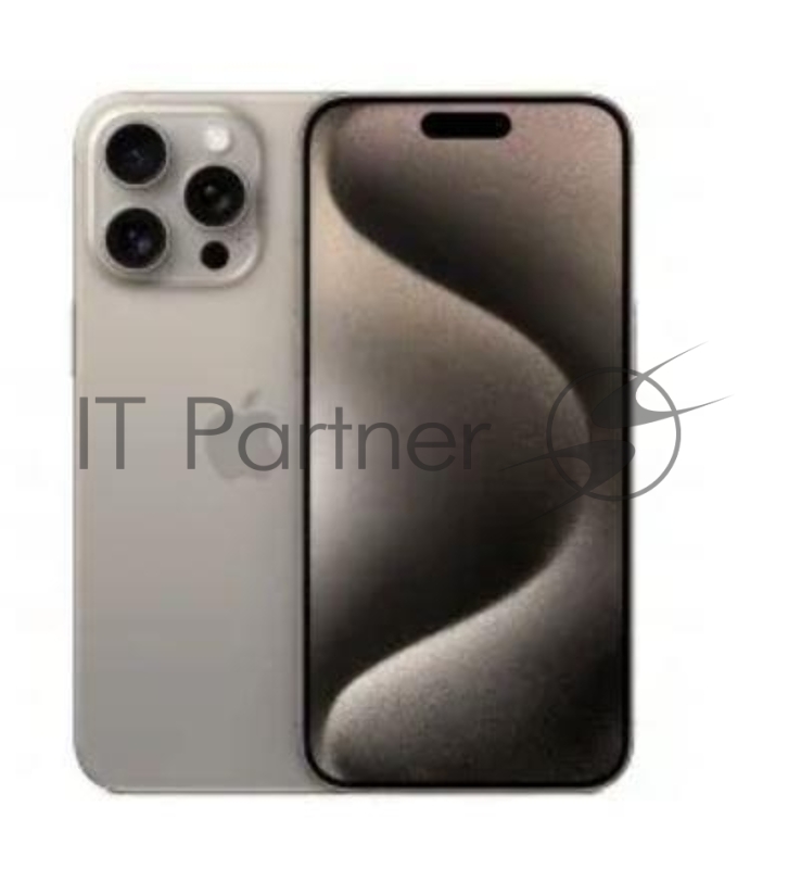 Смартфон Apple A3105 iPhone 15 Pro Max 256Gb титан моноблок 3G 4G 6.7 1290x2796 iOS 17 48Mpix 802.11 a/b/g/n/ac/ax NFC GPS GSM900/1800 TouchSc Protect