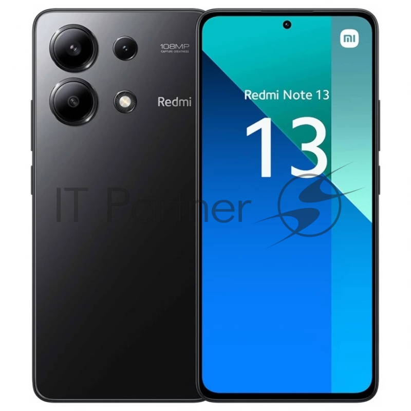 Смартфон Xiaomi Redmi Note 13 RU 8+128 Midnight Black (52940)