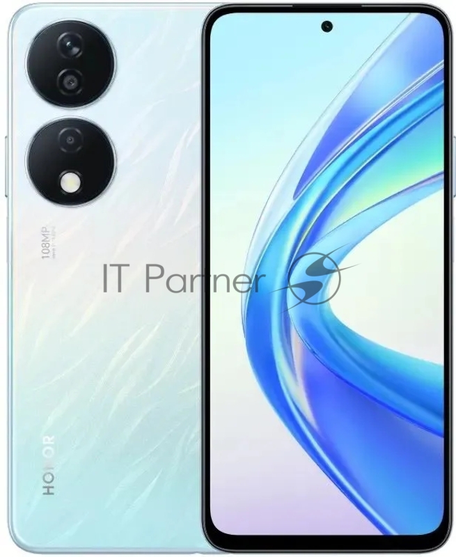 Смартфон Honor X7b 8/128Gb CLK-LX1 Мерцающий серебристый (5109AYXS)