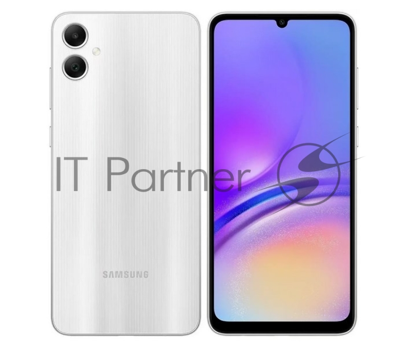 Смартфон SAMSUNG Galaxy A05 A055F/64 Гб RAM 4Гб серебристый/Наличие WiFi/Наличие 3G/LTE/Наличие 4G/Dual SIM SM-A055FZSDMEA