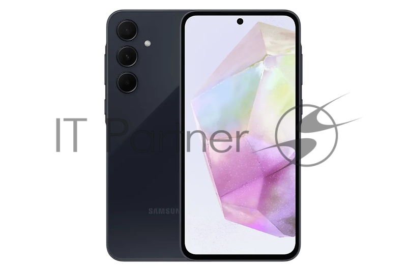 Смартфон Samsung SM-A356E Galaxy A35 5G 128Gb 8Gb темно-синий моноблок 3G 4G 2Sim 6.6 1080x2340 Android 14 50Mpix 802.11 a/b/g/n/ac/ax NFC GPS GSM900/1800 GSM1900 TouchSc Protect microSD max1024Gb