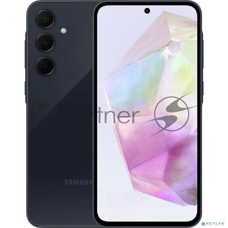 Смартфон Samsung SM-A356E Galaxy A35 5G 256Gb 8Gb темно-синий моноблок 3G 4G 2Sim 6.6 1080x2340 Android 14 50Mpix 802.11 a/b/g/n/ac/ax NFC GPS GSM900/1800 GSM1900 TouchSc Protect microSD max1024Gb