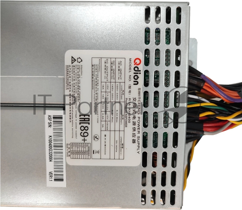 Блок питания R1A-KH0400 (FPP-R1A-KH0400) 1U Redundant 400W (ШВГ=106*41,5*218mm), 80+ Gold, Oper.temp 0C~50C, AC/DC dual input