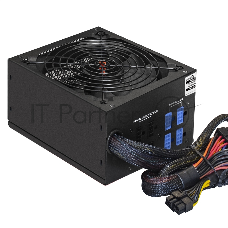 Серверный БП 1000W ExeGate ServerPRO-1000RADS (ATX, for 3U+ cases, APFC, КПД 82% (80 PLUS), 14cm fan, 24pin, 2(4+4)pin, PCIe, 5xSATA, 4xIDE, Cable Management, black)