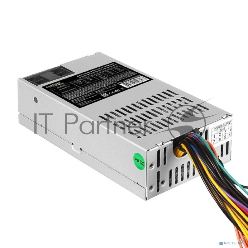 Серверный БП 450W ExeGate EX292219RUS ServerPRO-1U-F450AS (Flex ATX, APFC, КПД 80% (80 PLUS), 4cm fan, 24pin, 4pin, 3xSATA, 2xIDE)