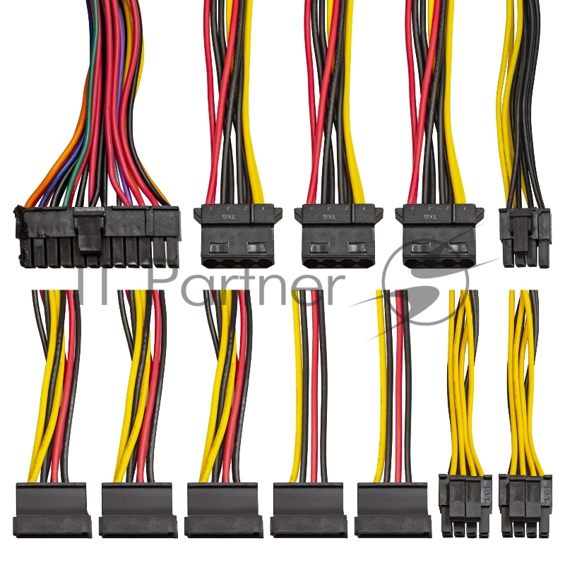 Серверный БП 400W Exegate EX292186RUS ServerPRO-2U-400ADS (2U, APFC, КПД 85% (80 PLUS Bronze), 6cm ball bearing fan, 24pin, 2x8pin, 5xSATA, 3xIDE)