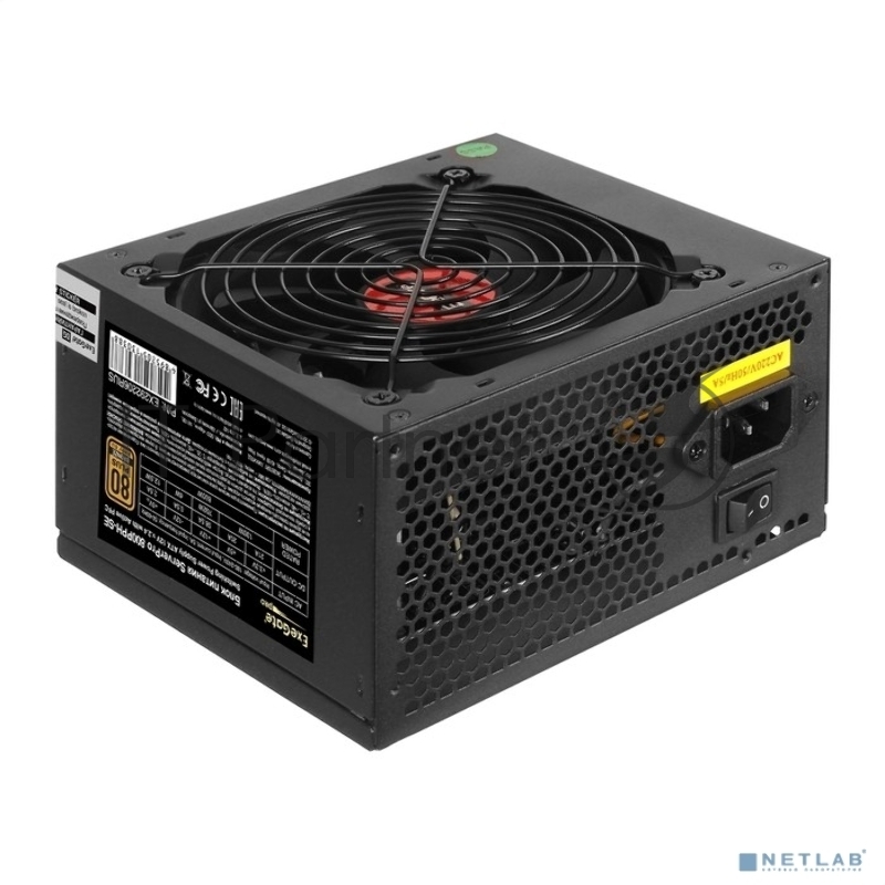 Серверный БП 800W ExeGate EX292206RUS ServerPRO 80 PLUS® Bronze 800PPH-SE (ATX, for 3U+ cases, APFC, КПД 89% (80 PLUS Bronze), 12cm fan, 24pin, 2x(4+4)p, 4xPCI-E, 8xSATA, 4xIDE, box, black)