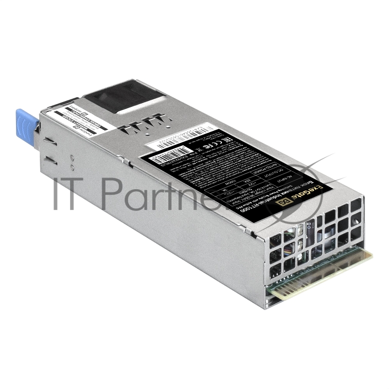 Серверный БП с резервированием 2U Redundant 2x1000W ExeGate EX292323RUS Industrial-RTS1000 (APFC, КПД 94% (80 PLUS Platinum), 4 cm fan, 24pin, 2x(4+4)pin, 2PCIe, 2SATA, 6IDE, Cable Management)