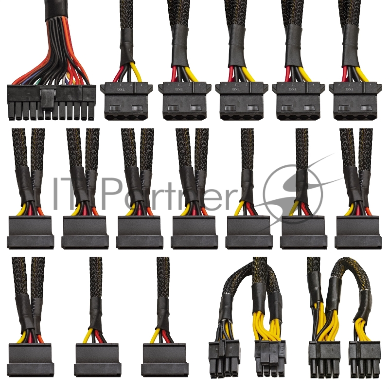 Серверный БП 1000W ExeGate ServerPRO-1000ADS (ATX, APFC, КПД 82% (80 PLUS), 2x8cm fans, 24pin, 2x(4+