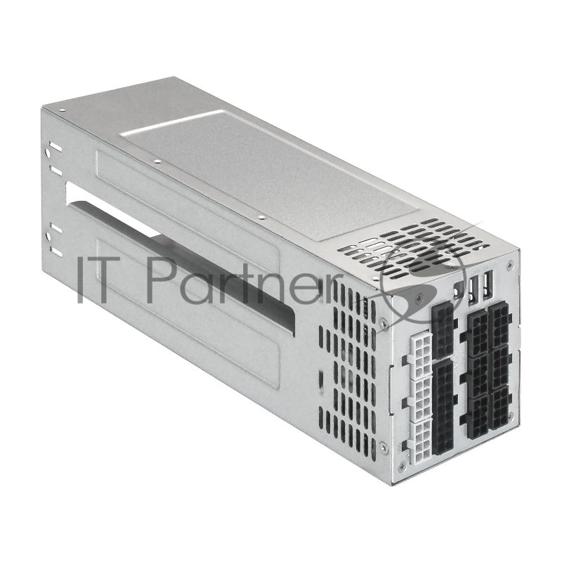 Серверный БП с резервированием Chicony Redundant 2x550W S15-550P1A (APFC, КПД 94% (80 PLUS Platinum), ШВГ=77mm x 84mm x 225mm, 4 cm fan, 24pin, 2x(4+4)pin, 2PCIe, 2SATA, 6IDE, Cable Management)