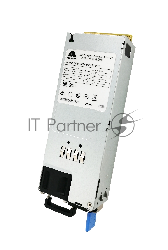 Блок питания серверный Server power supply Qdion Model U1A-D11600-DRB P/N:99MAD11600I1170311 CRPS 1U Module 1600W Efficiency 80 Plus Platinum, Gold Finger (option), Cable connector: C14
