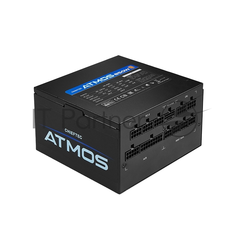Блок питания Chieftec Atmos CPX-750FC (ATX 3.0, 750W, 80 PLUS GOLD, Active PFC, 135mm fan, Full Cable Management, Gen5 PCIe) Retail