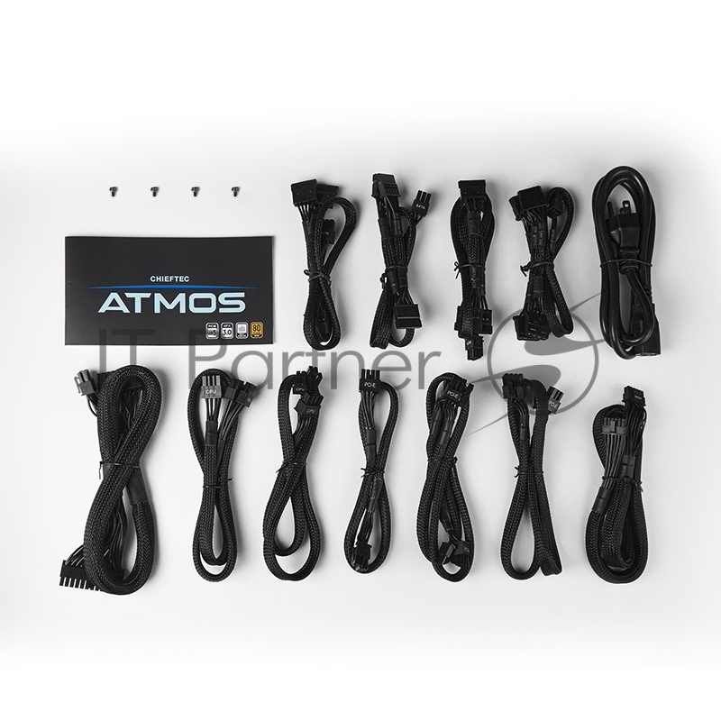 Блок питания Chieftec Atmos CPX-850FC (ATX 3.0, 850W, 80 PLUS GOLD, Active PFC, 135mm fan, Full Cable Management, Gen5 PCIe) Retail