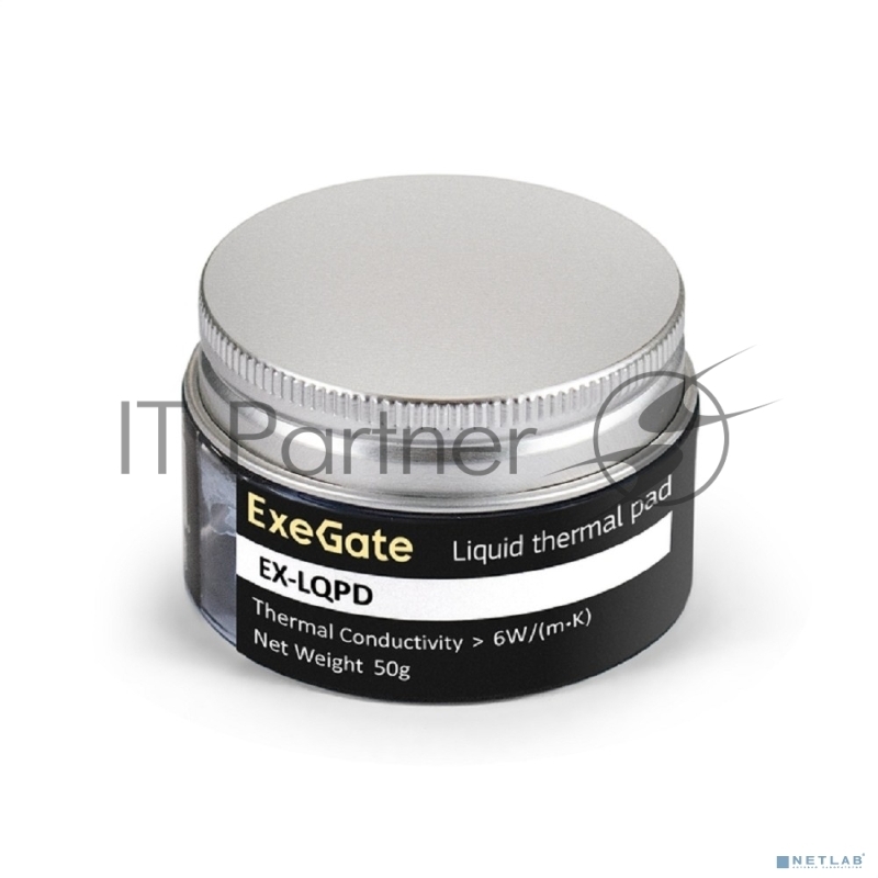 Жидкая термопрокладка ExeGate EX-LQPD (6 Вт/(м•К), 50г банка)
