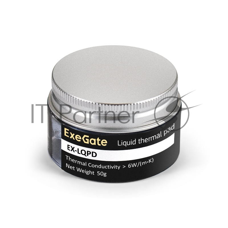 Жидкая термопрокладка ExeGate EX-LQPD (6 Вт/(м•К), 50г банка)