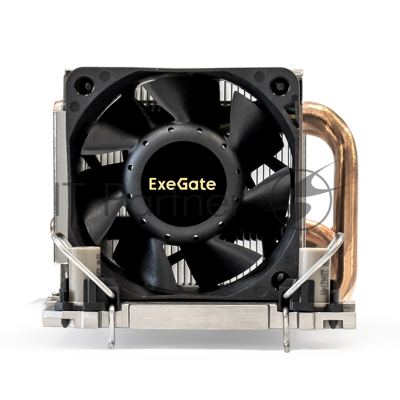Кулер ExeGate EX293442RUS ESNK-P0078AP4.PWM.2U.4189.Cu (Al+Cu, 2U, 5 тепл. трубок, LGA 4189, TDP 300W, Fan 80mm, PWM, 2100-8000RPM, 2 ball bearing, 4pin, 54,3db, 400г, на защелках, с термопастой, Retail box)