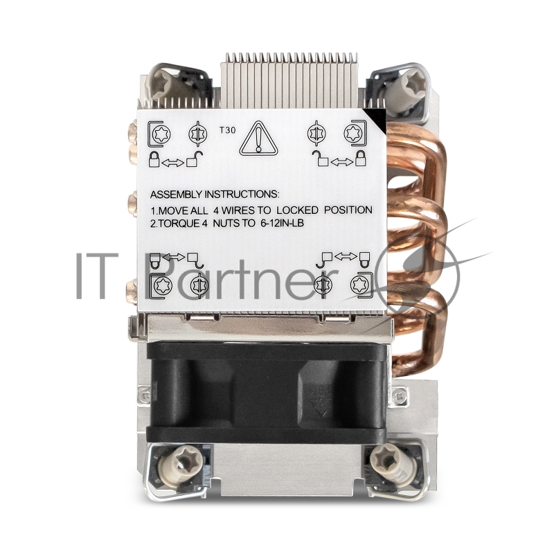 Кулер ExeGate EX293442RUS ESNK-P0078AP4.PWM.2U.4189.Cu (Al+Cu, 2U, 5 тепл. трубок, LGA 4189, TDP 300W, Fan 80mm, PWM, 2100-8000RPM, 2 ball bearing, 4pin, 54,3db, 400г, на защелках, с термопастой, Retail box)