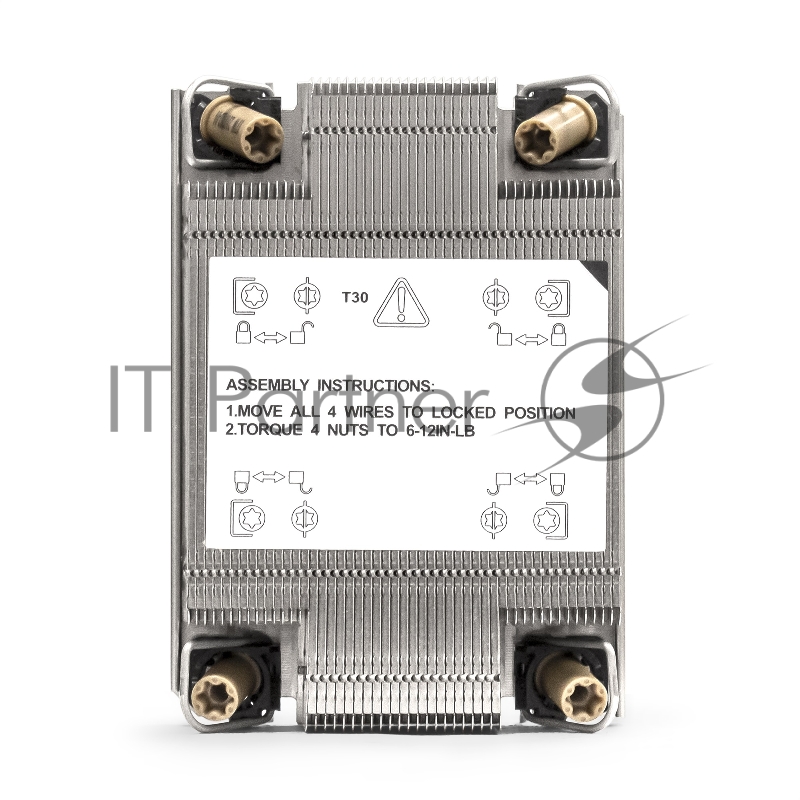 Радиатор для процессора ExeGate EX293450RUS ESNK-P0077P.1U.4189.Cu (Al+Cu, 1U, 3 тепл. трубки, LGA 4189, TDP 205W, 240г, на защелках, с термопастой, Retail box)